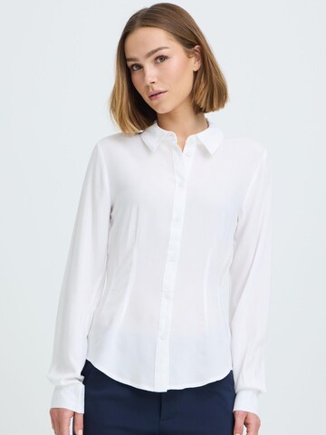 Chemisier ' OXNIlla ' Oxmo en blanc : devant