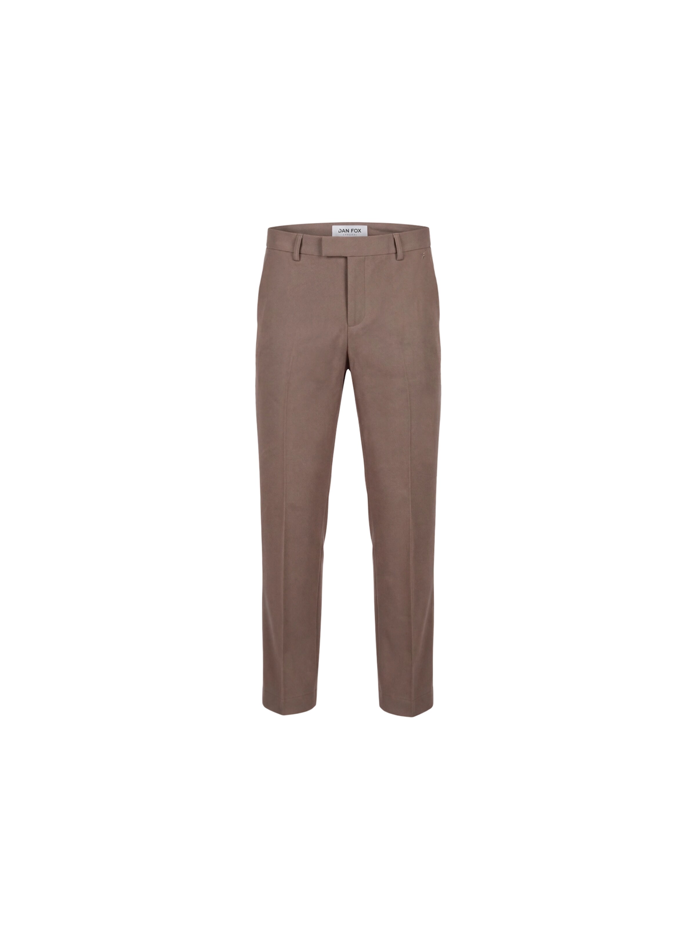 DAN FOX APPAREL Hlače na crtu 'Justus' veličine 44 u taupe siva, Pregled proizvoda