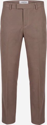 Regular Pantalon à plis 'Justus' DAN FOX APPAREL en marron : devant