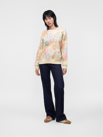 GAP Sweatshirt 'HERITAGE' in Beige