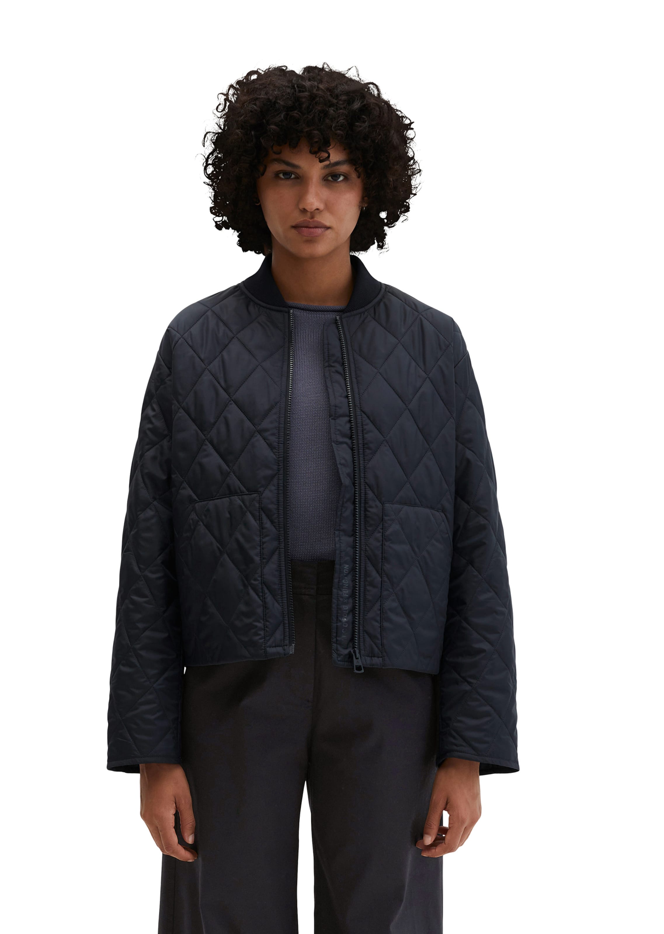 Marc O'Polo Between-Season Jacket in Blue: front