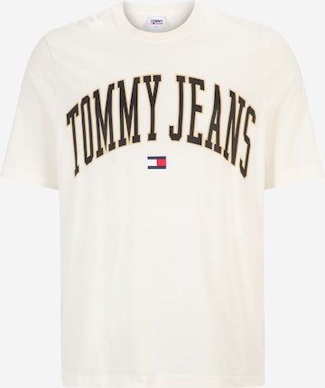 Tommy Jeans Plus T-Shirt in Weiß: predná strana