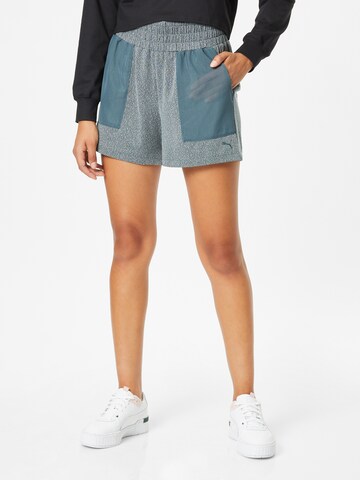 PUMAregular Sportske hlače 'Concept' - siva boja: prednji dio