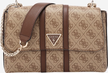 GUESS Bolso de hombro Noreen en Marron Marron Claro ABOUT YOU