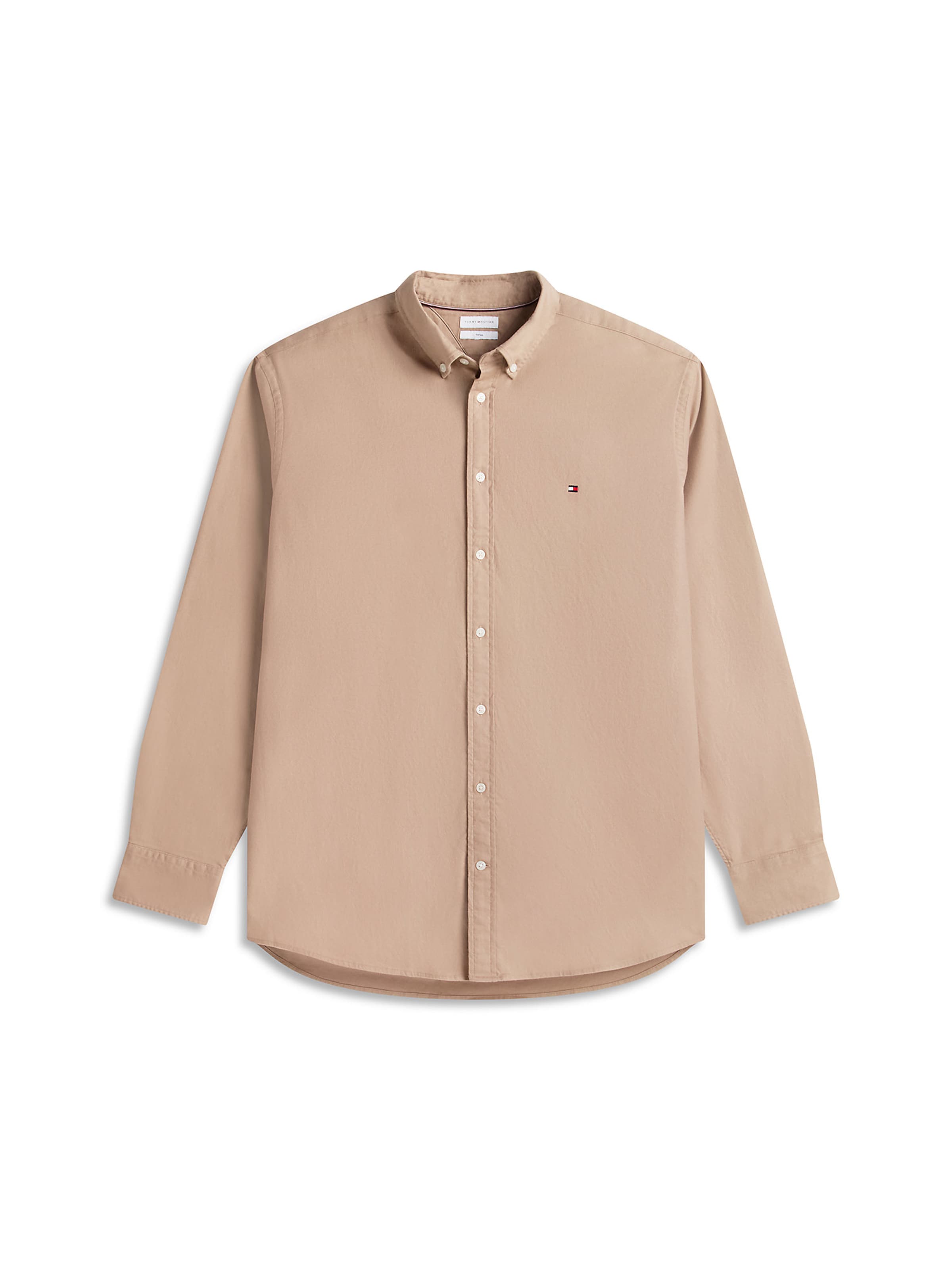 Tommy Hilfiger Big & Tall Button Up Shirt 'Flex' in XXL in Nude, Item view