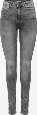 Skinny Jean 'Paola' ONLY en gris : devant