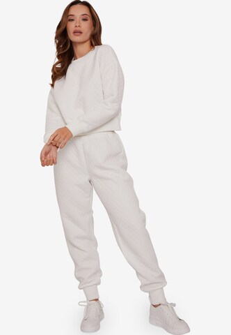 Chi Chi London Loungewear in White: front