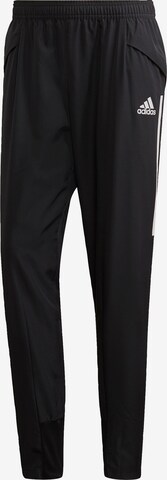 ADIDAS PERFORMANCE Tapered Workout Pants 'Condivo 20' in Black: front