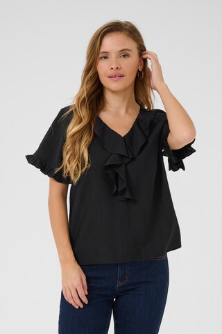Kaffe Bluse 'Mariana' i sort: forside
