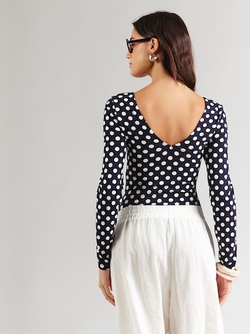 Tricou body 'ONLLIVE LOVE' de la ONLY pe albastru