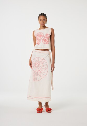 Fabienne Chapot Rok in Beige