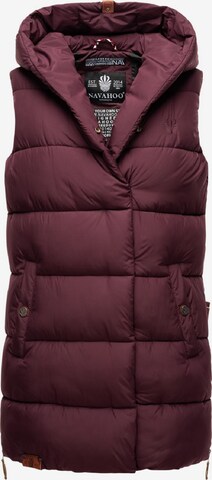 NAVAHOO Bodywarmer 'Madilynaa' in Rood: voorkant