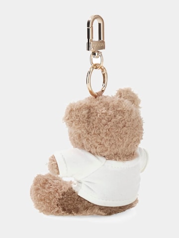 GUESS Key Ring in Brown