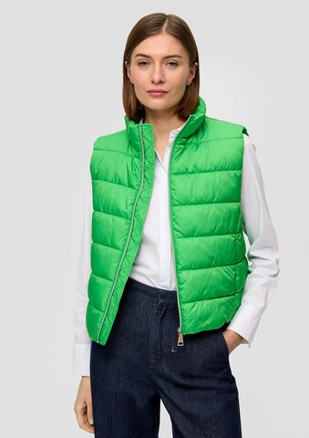 s.Oliver BLACK LABEL Bodywarmer in Groen: voorkant