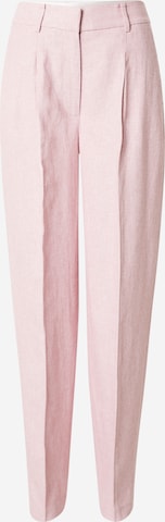 MICHAEL Michael Kors Avar lõige Voltidega püksid, värv roosa: eest vaates