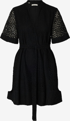 SELECTED FEMMEHaljina 'SLFLAERKE' - crna boja: prednji dio