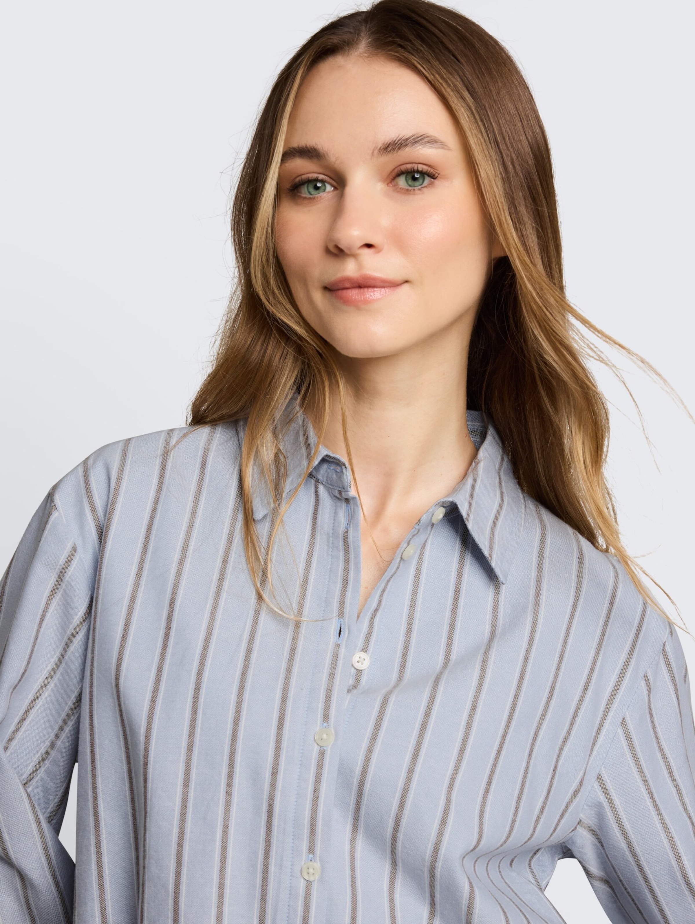 TOM TAILOR DENIM Blouse in Blauw