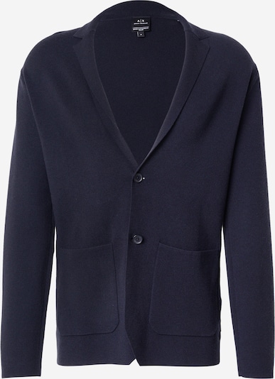 Dalykinio stiliaus švarkas iš ARMANI EXCHANGE, spalva – tamsiai mėlyna, Prekių apžvalga