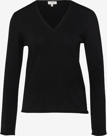 Pull-over s.Oliver en noir : devant