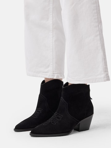 L37 HANDMADE SHOES Enkellaarsje 'IT'S NOT THE SAME' in Zwart