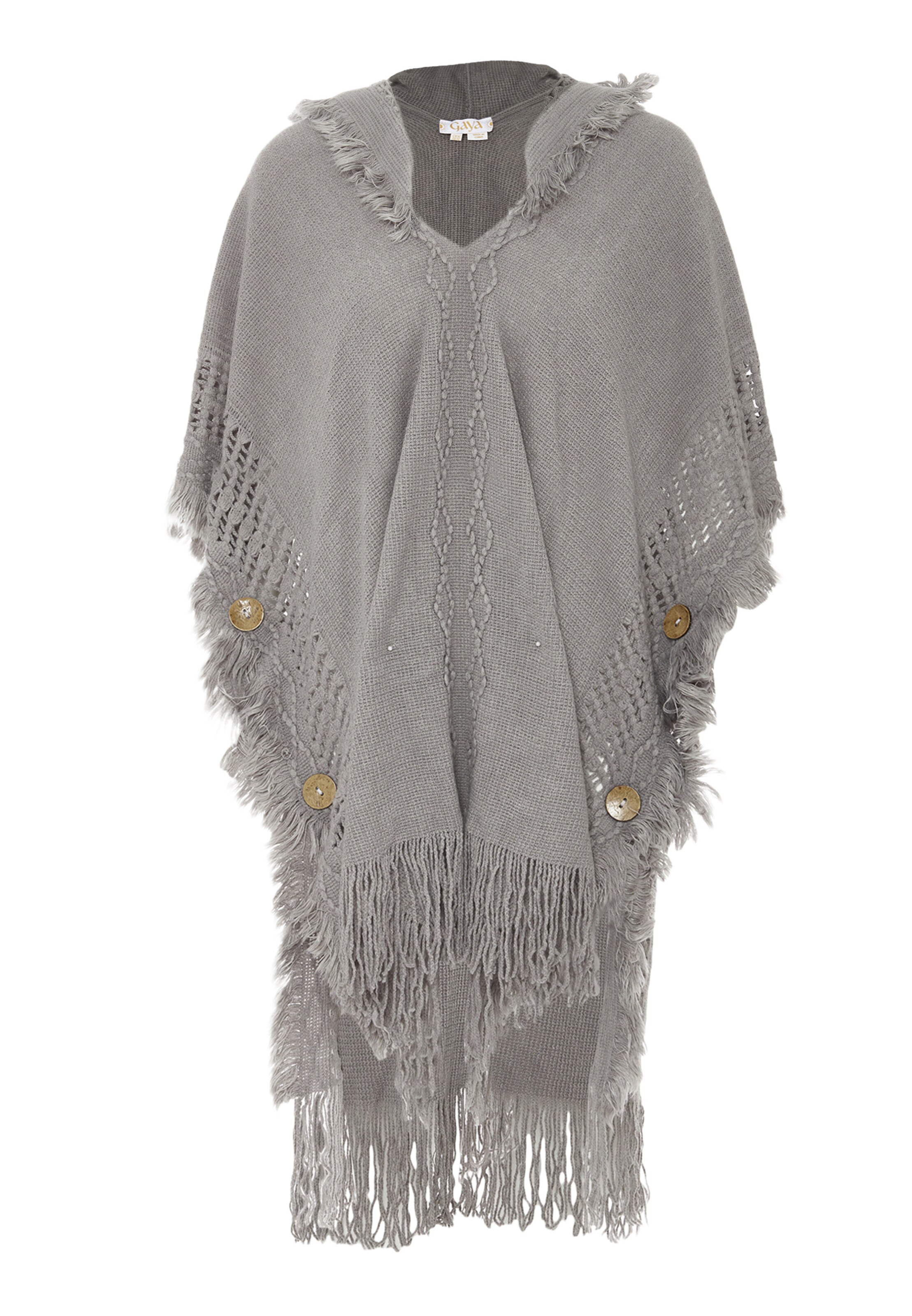 Gaya Poncsó - szürke: elől