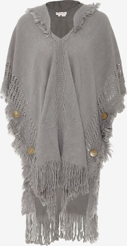 Gaya Cape in Grey: front