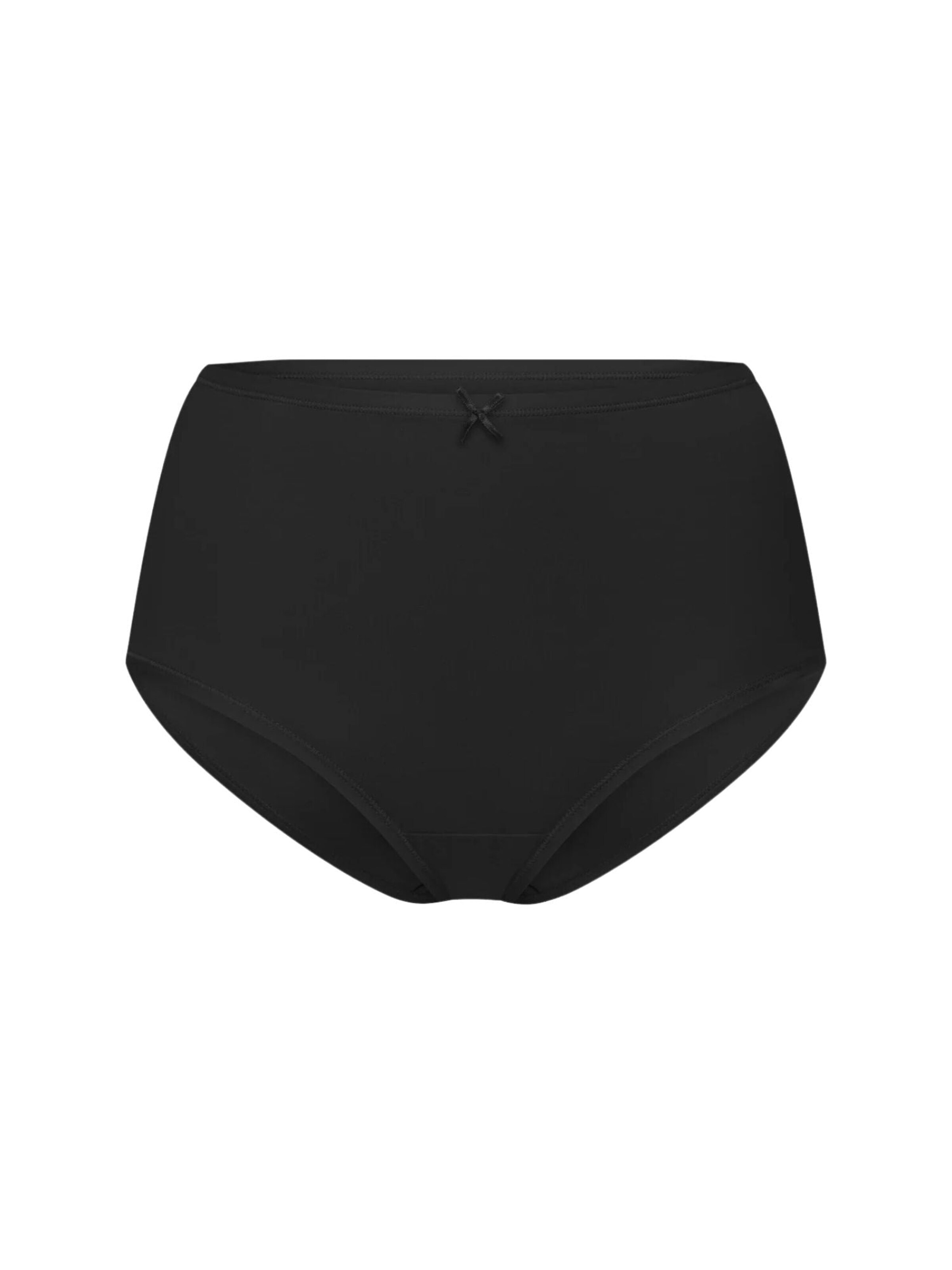 Slip 'High Waist Cotton' di cfab (formerly creamy fabrics) in nero: frontale