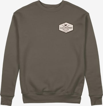 Sweat-shirt Surf Monkey en vert : devant