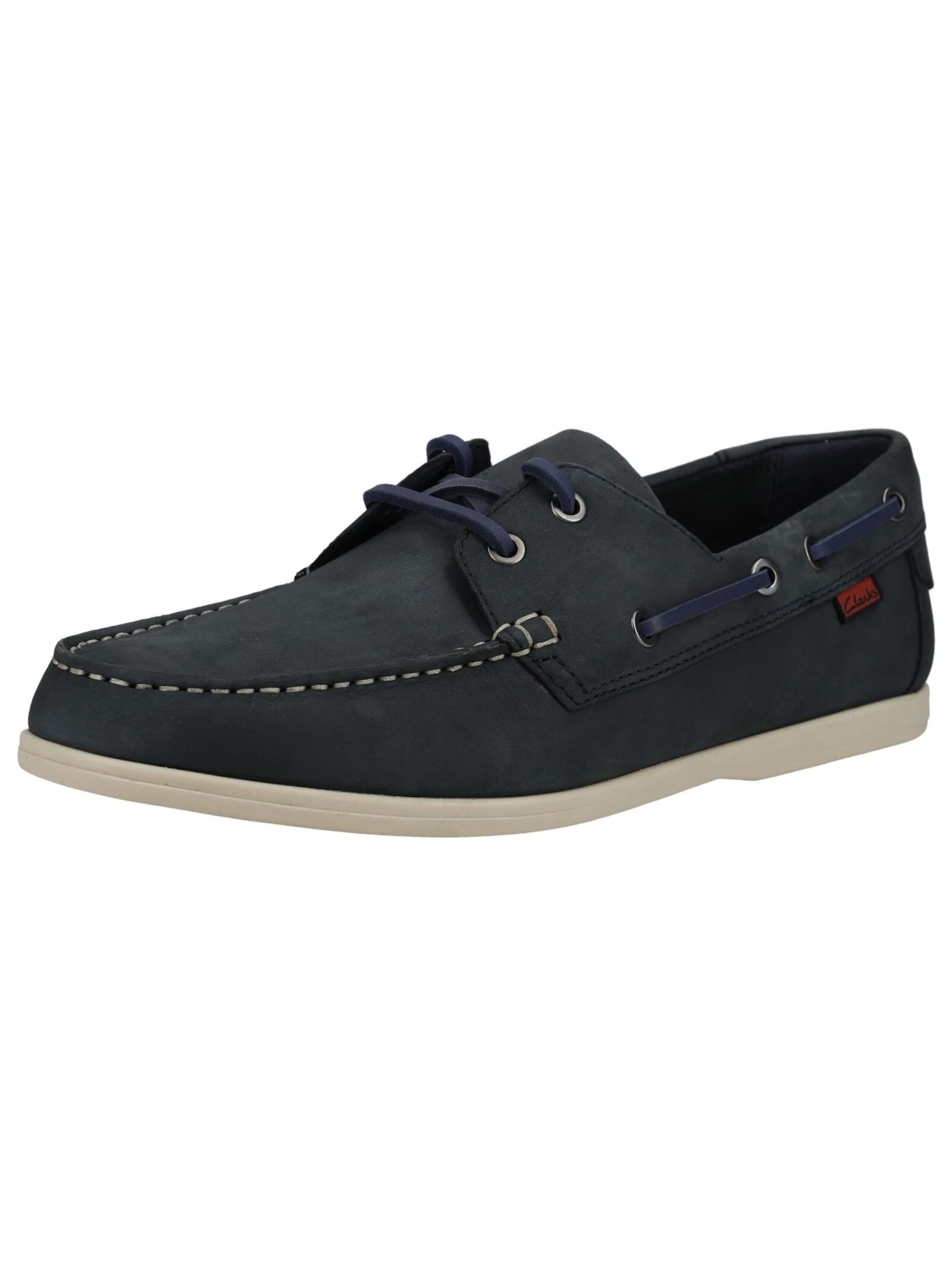 CLARKS Mocassins in Blauw: voorkant