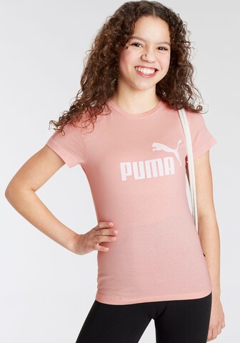 T-Shirt 'Essentials' PUMA en rose : devant