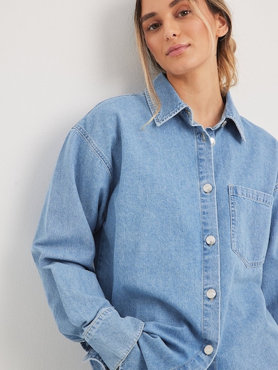 NA-KD Blouse in Blue denim, Item view