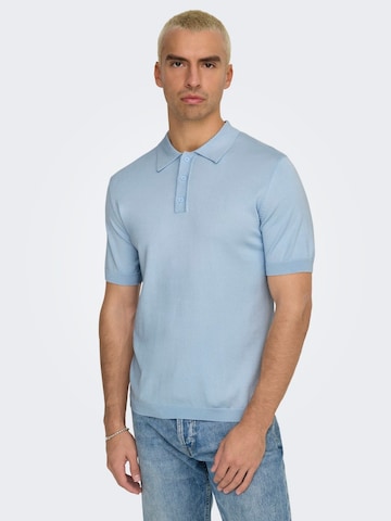 Only & Sons Sweater 'ONSWYLER' in Blue: front