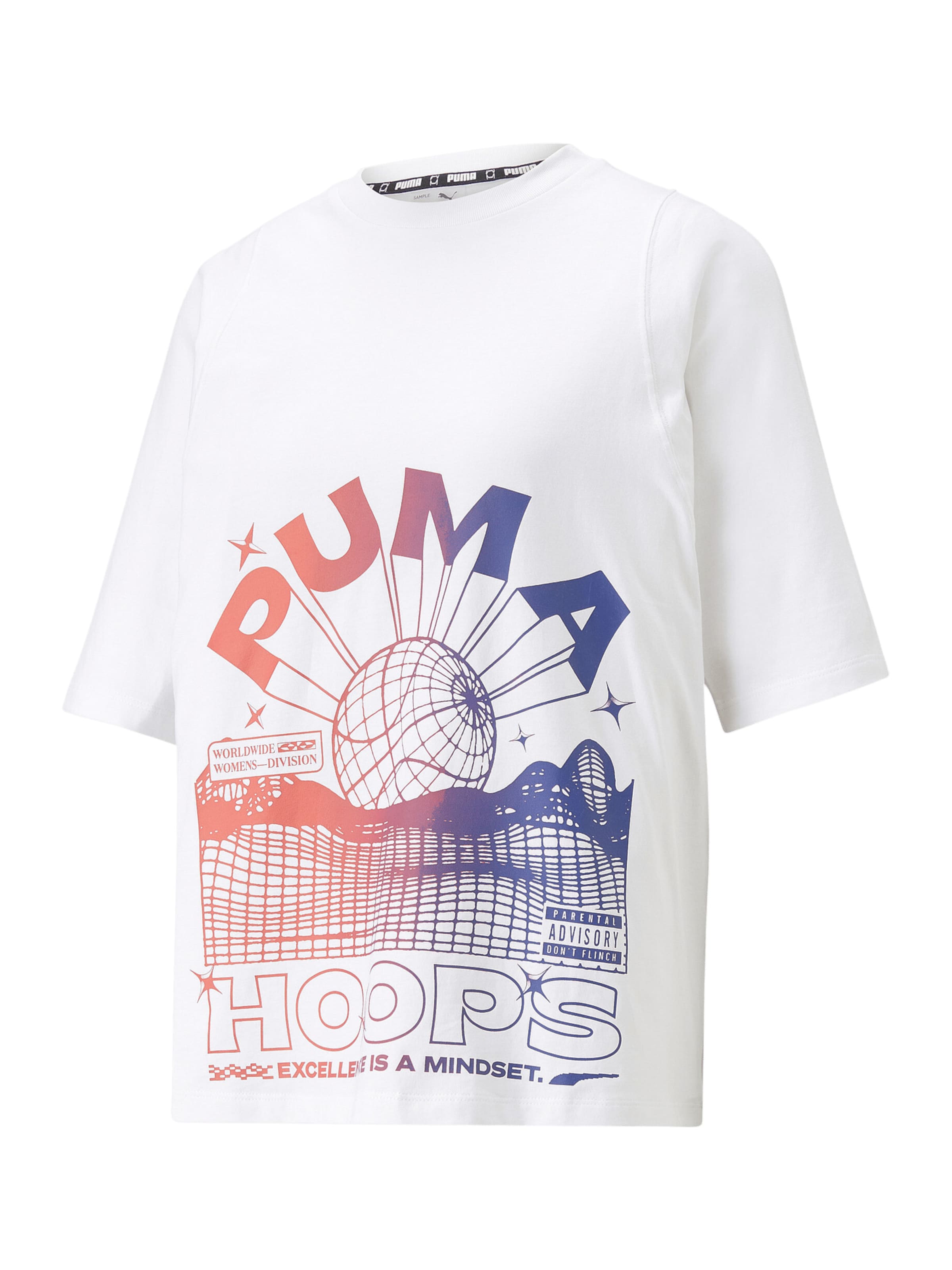 PUMA T-Shirt in Weiß: Vorderseite