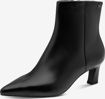 Bottines Tamaris en noir : devant