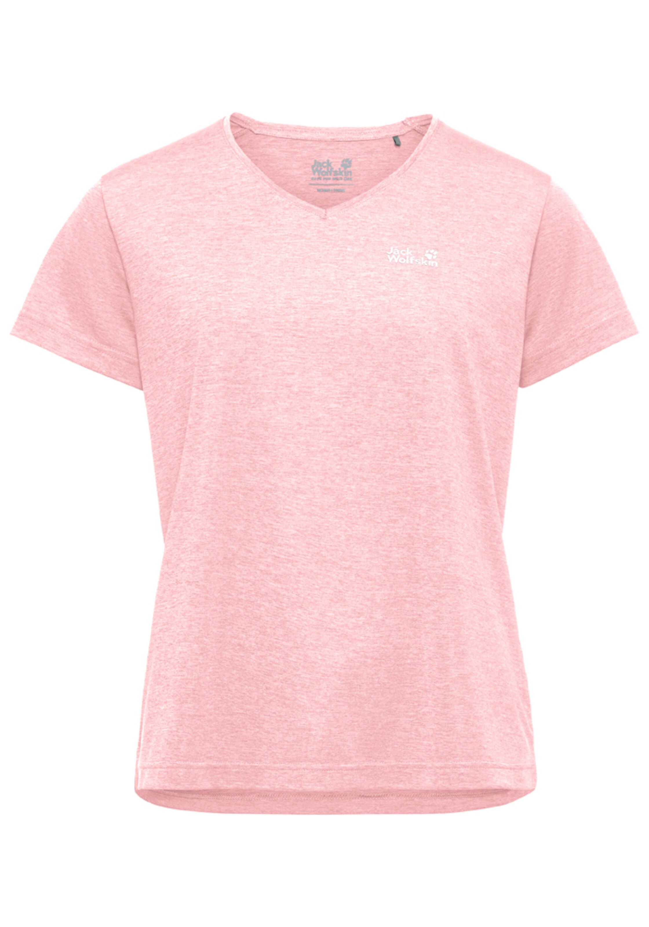 JACK WOLFSKIN Performance Shirt in Pink: front