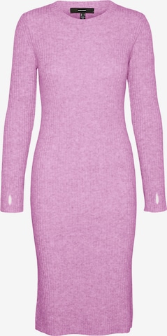 VERO MODA Knitted dress 'Britany' in Pink: front