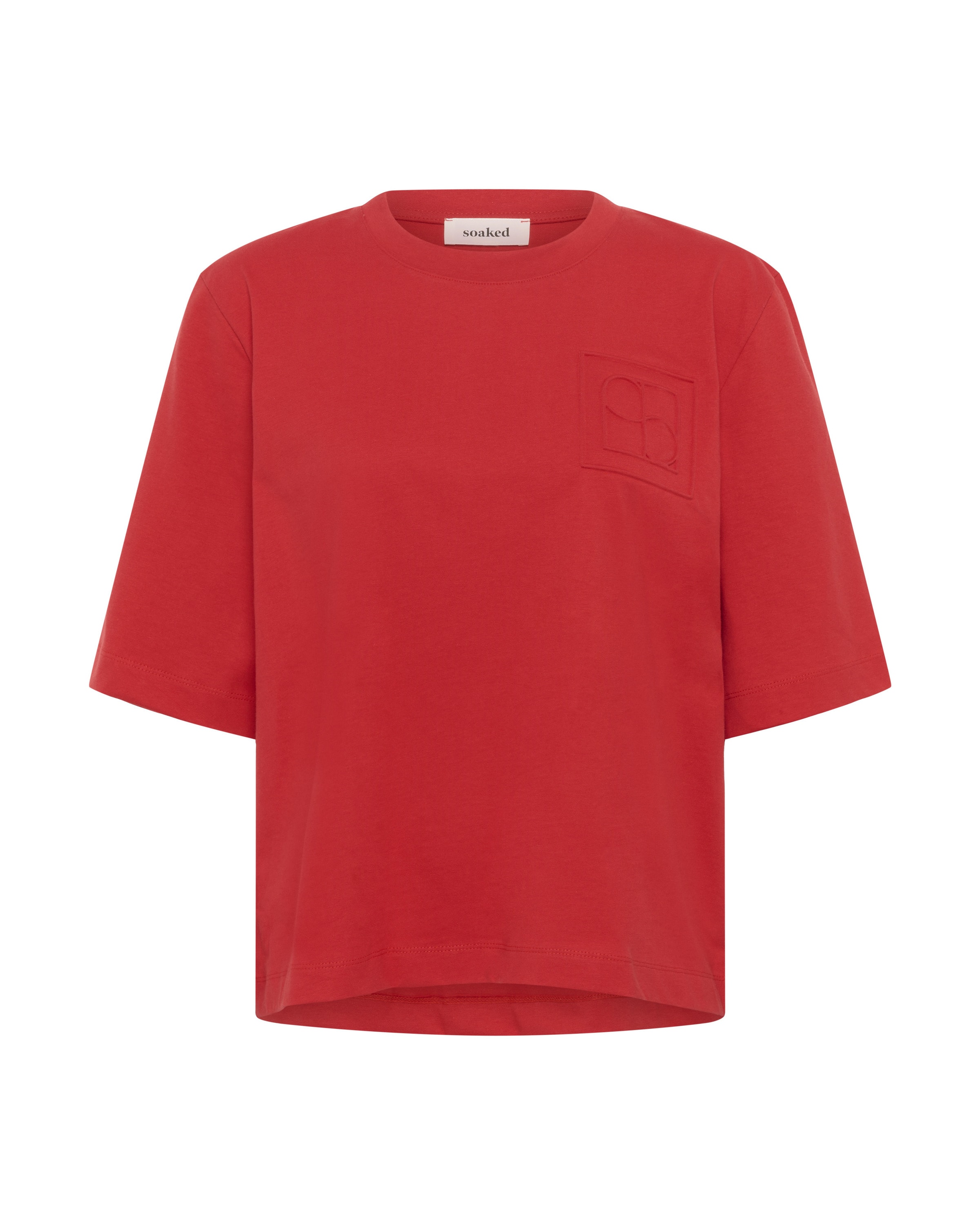 SOAKED IN LUXURY Shirts 'SLJina' i rød: forside