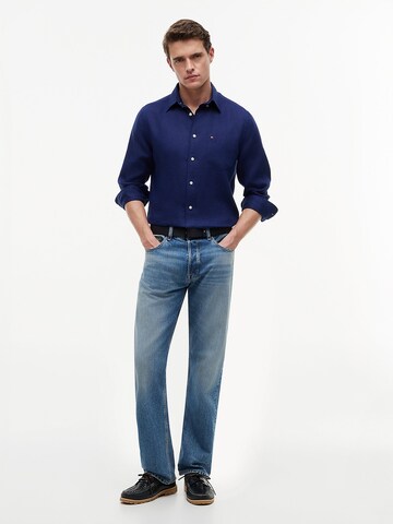 TOMMY HILFIGER Regular Fit Hemd in Blau