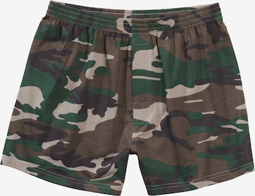 Brandit Boxershorts in Groen: voorkant