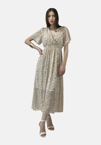 Elara Sommerkjole i beige: forside