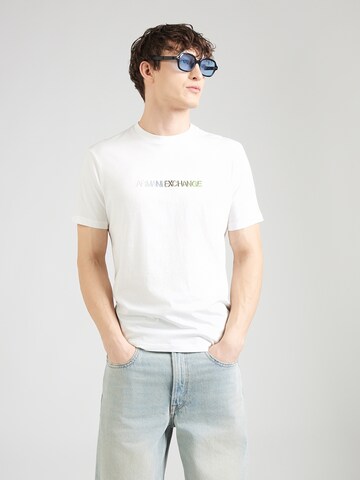ARMANI EXCHANGE Tričko - Biela: predná strana