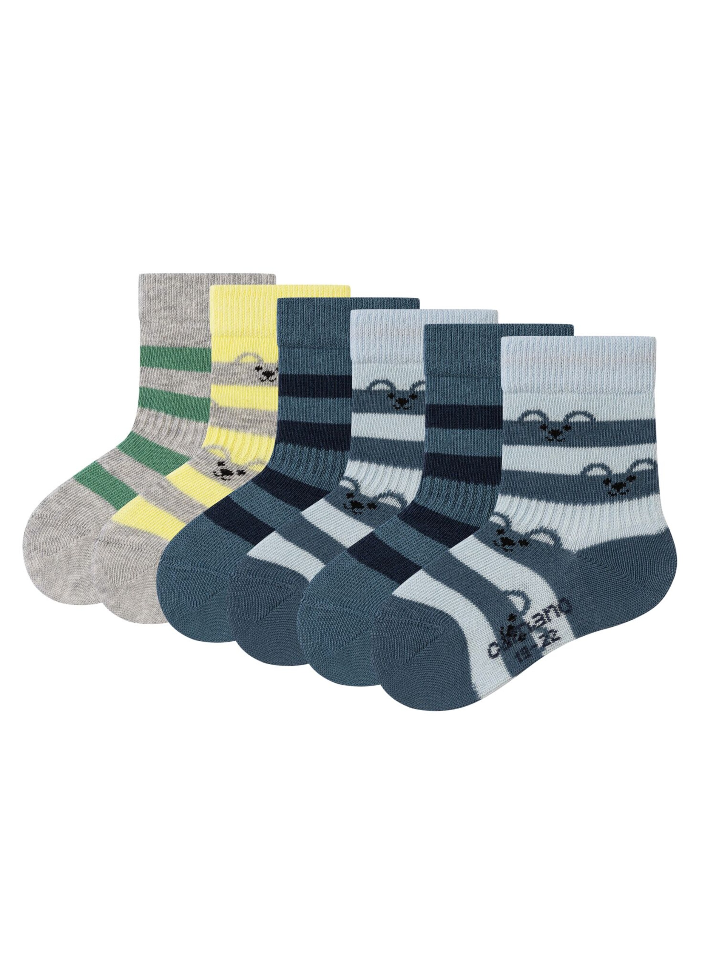 camano Socken in Blau: Vorderseite