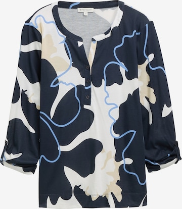 TOM TAILOR Shirt in Blauw: voorkant