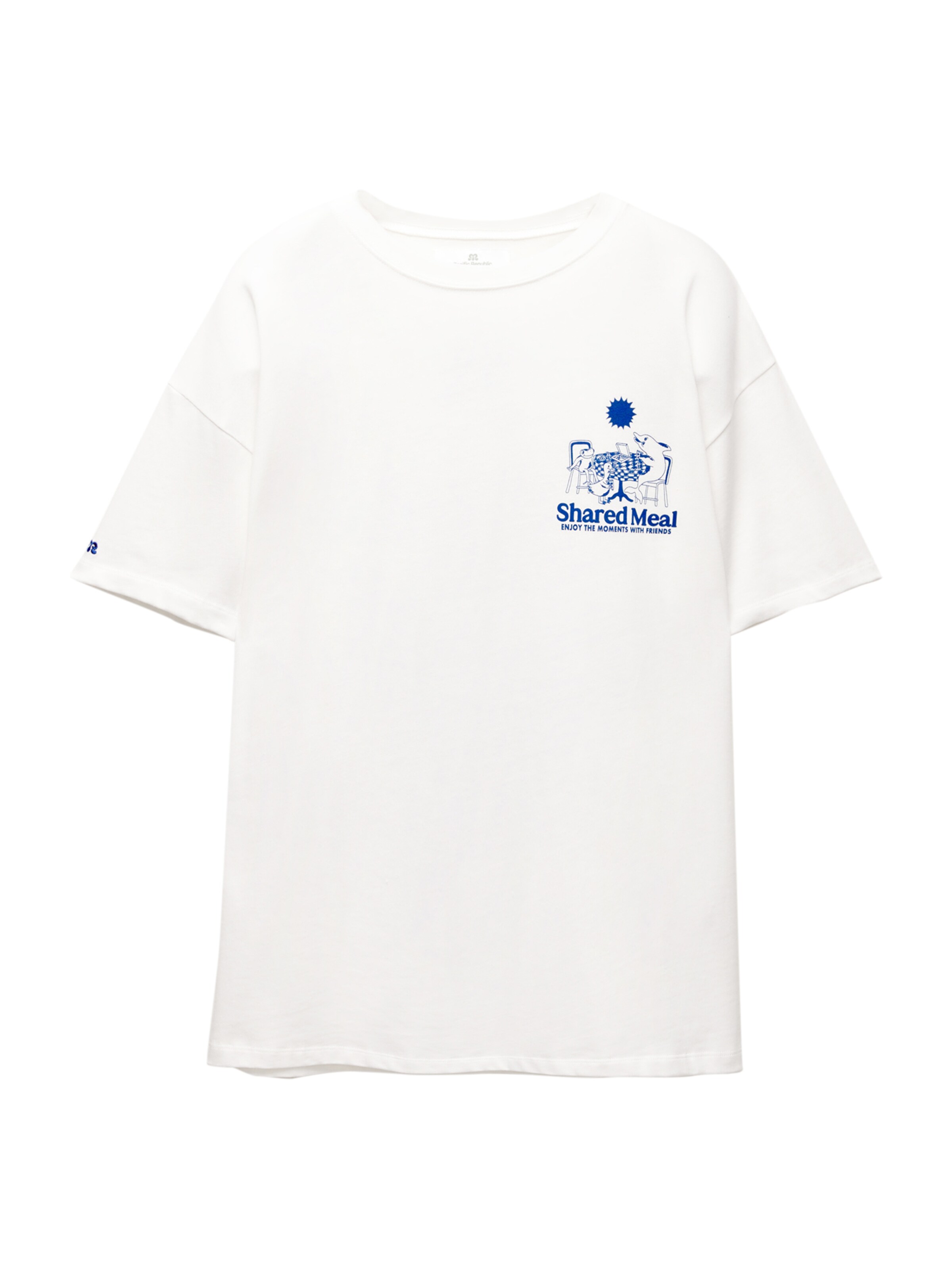 T-shirt Pull&Bear en gris : devant