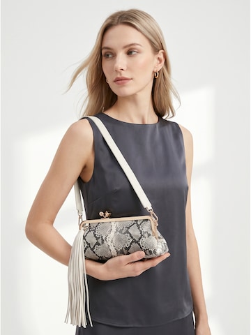 Borsa a spalla di Kassandra in bianco