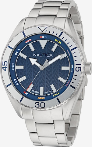 NAUTICA Analoguhr 'NCT WINDWARD' in Silber: Vorderseite
