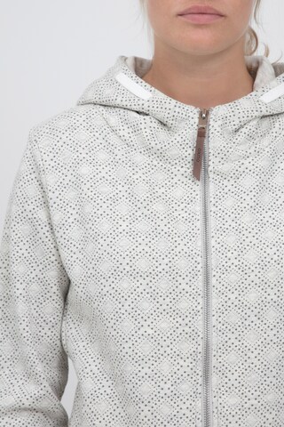 Oxmo Zip-Up Hoodie 'VENDELA' in Grey