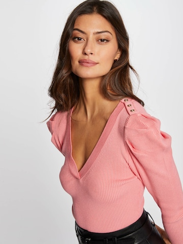 Morgan Sweater 'MJOPI' in Pink: front