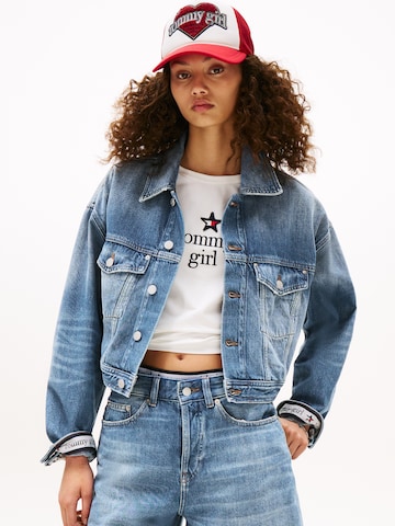 Tommy Jeans Демисезонная куртка в Синий
