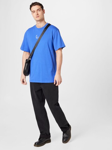 Maglietta 'Essential' di Karl Kani in blu